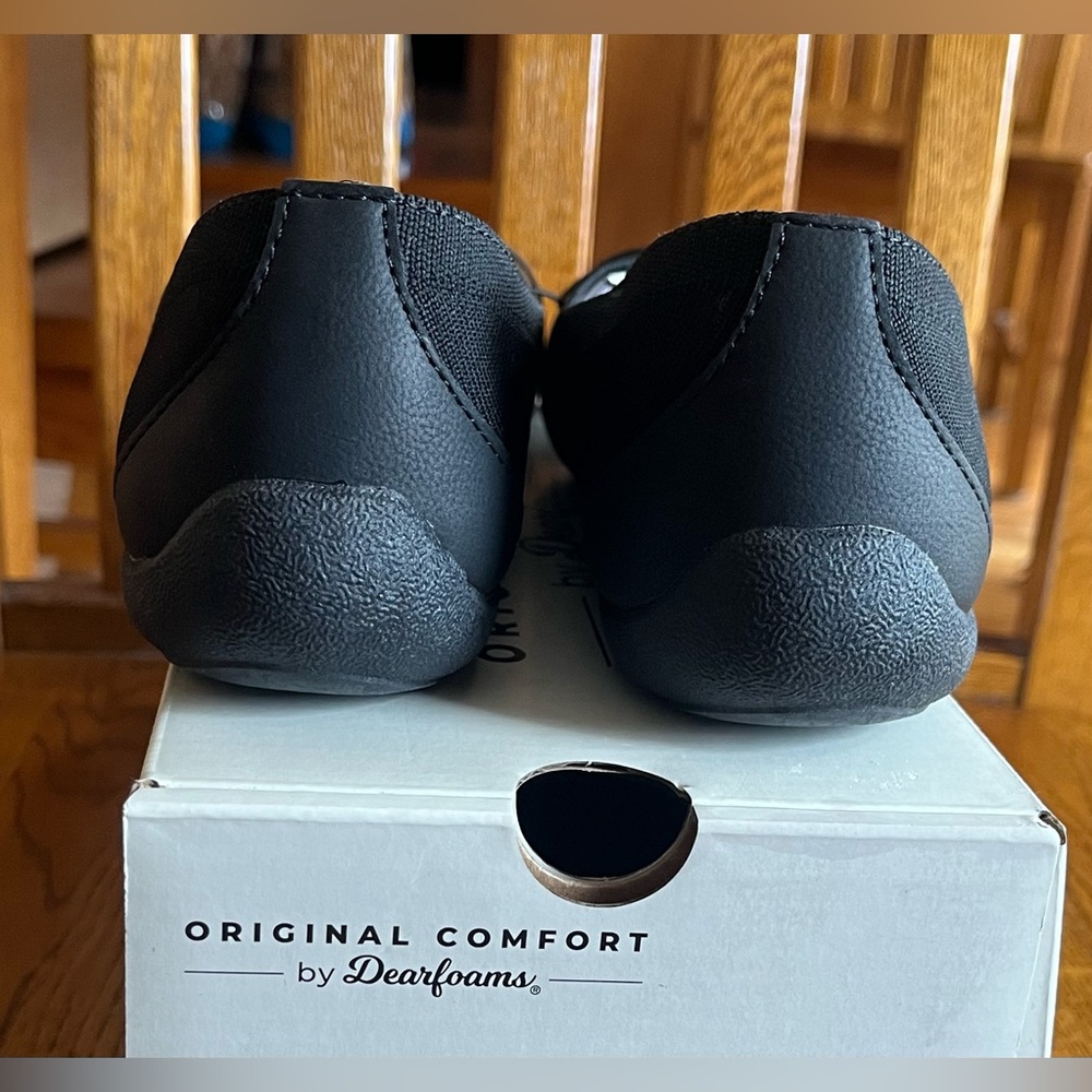 Dearfoams Original Comfort Ladies Flat Shoes size 7. Black. New with Tags. - Picture 8 of 10